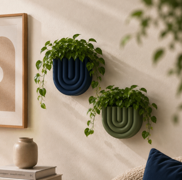 ChatGPT Image Jun 4, 2026, 09_35_03 PM Wall Mounted U-Shape Plant Pot in Custom Colours | Stylish design | Hidden Drip Tray & Removable planting basket