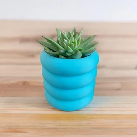 Funky Bubble Planter – 3D Printed Plant Pot for Indoor Decor | Custom colours | Stylish design | Hidden drip tray