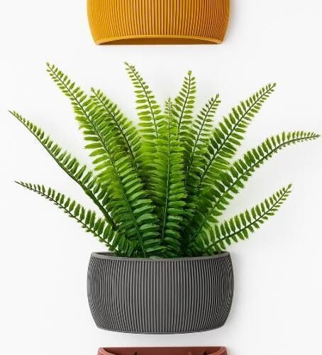 il_fullxfull.6944072962_it47.jpg Wall mounted planter | Custom Colours | Hanging planter | Hidden wall mount | Stylish design | Optional Drainage Slots |