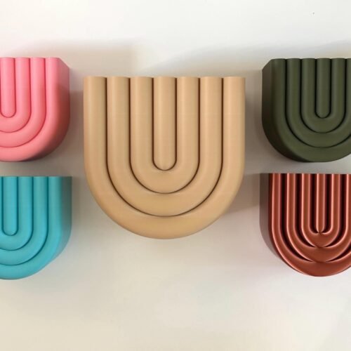 il_fullxfull.7041020004_2crp.jpg Wall Mounted U-Shape Plant Pot in Custom Colours | Stylish design | Hidden Drip Tray & Removable planting basket