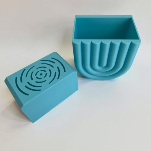 il_fullxfull.7059041821_i7k1.jpg Wall Mounted U-Shape Plant Pot in Custom Colours | Stylish design | Hidden Drip Tray & Removable planting basket