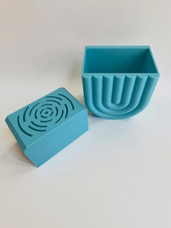 il_fullxfull.7059041821_i7k1.jpg Wall Mounted U-Shape Plant Pot in Custom Colours | Stylish design | Hidden Drip Tray & Removable planting basket