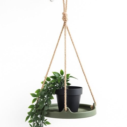 Plant Tray – Hanging Drip Tray for Indoor Plant Pots