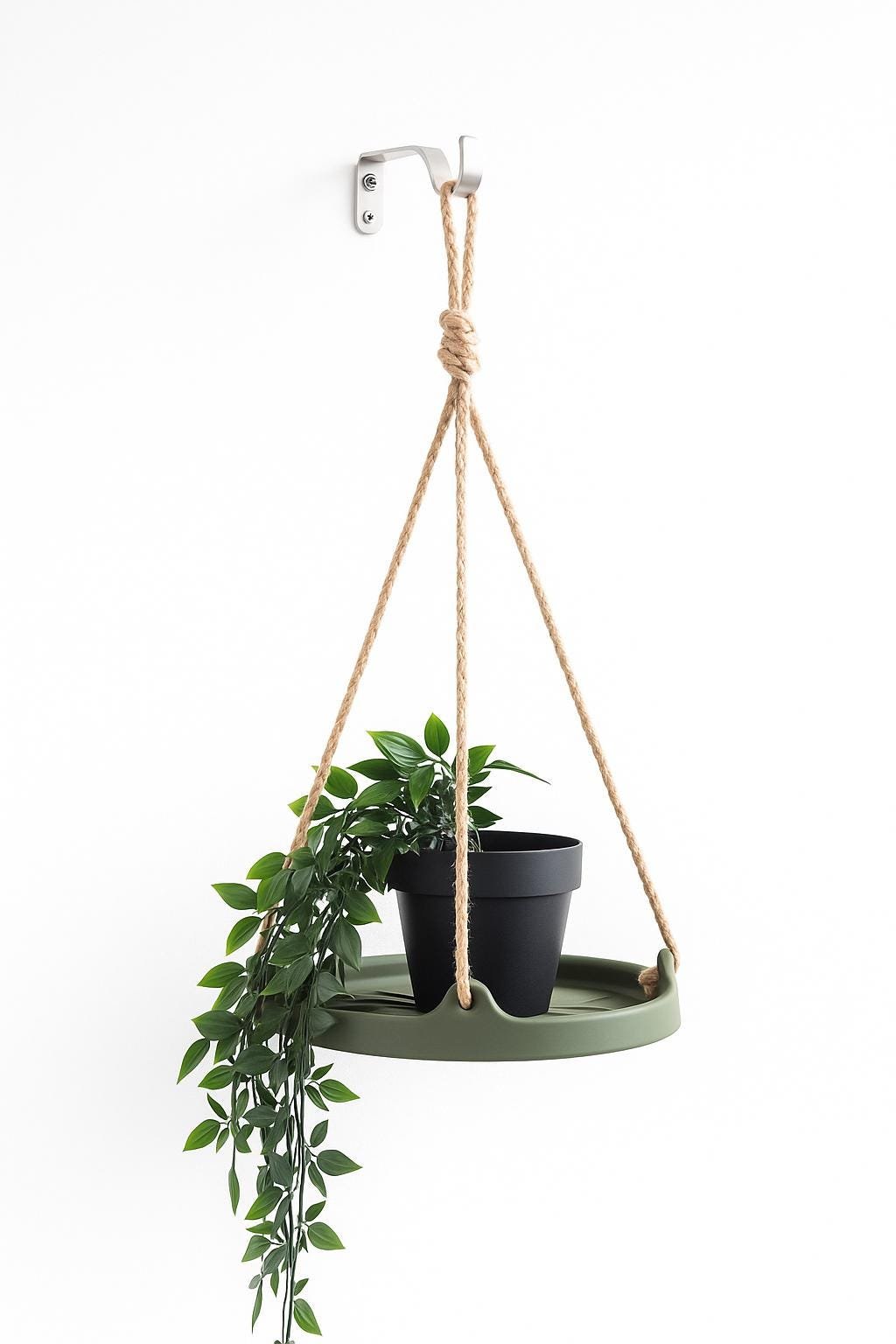 Plant Tray – Hanging Drip Tray for Indoor Plant Pots