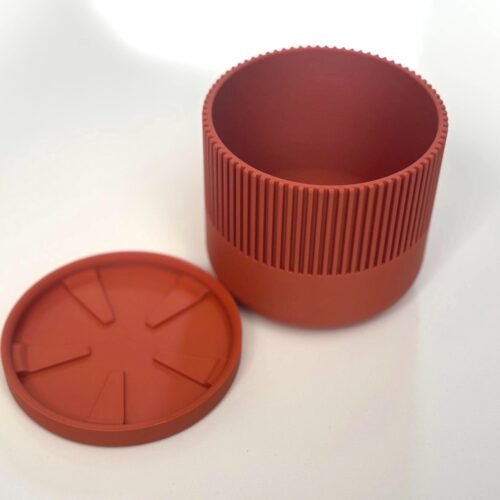 image_03 Mid-Century Modern Planter Pot | Custom colours | Stylish design | Drip Tray and Drainage Holes