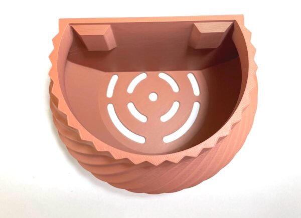 image_07 Wall Mounted Spiral Plant Pot - Custom Colours