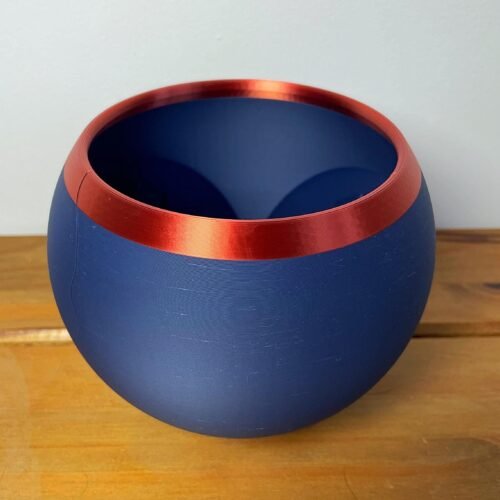 image_07 Spherical Corner Planter: Two-Tone Wall-Mounted Plant Pot