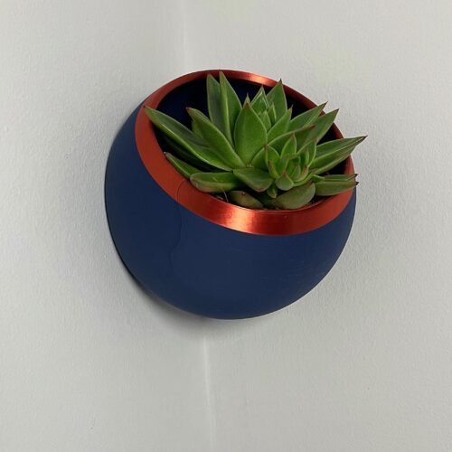image_09 Spherical Corner Planter: Two-Tone Wall-Mounted Plant Pot