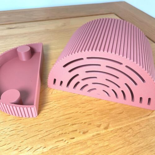image_10 Ribbed wall mounted planter | Hidden wall mount and drip tray | Stylish design | Custom Colours